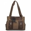 Torebka Damska Shopper Bag firmy Hernan 3892-1 Ziemista/Czekolada